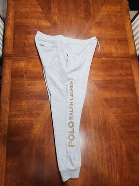 Polo by Ralph Lauren Men's Gray Logo Jogger Pants Size XXL